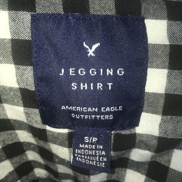 American Eagle jeggings S button down shirt - Picture 3 of 3